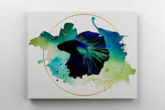 Swim Shady Canvas Print