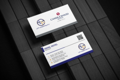 Minimal business card mockup
