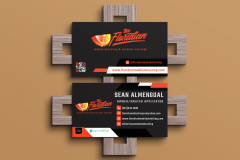 Business card mockup